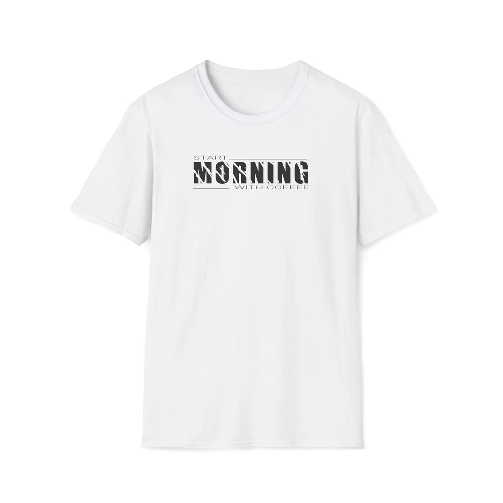 Morning Coffee T-Shirt – Minimalist “Morning” Printify