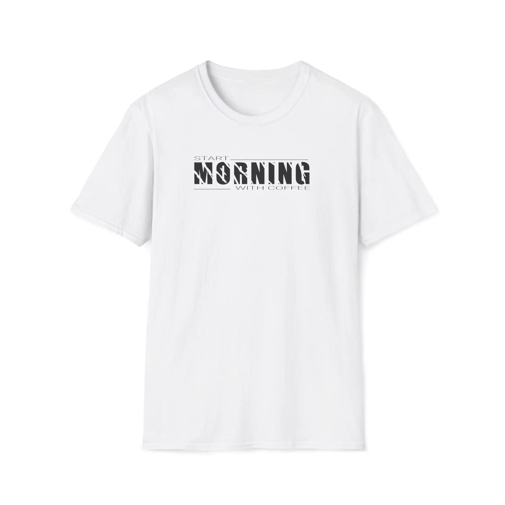 Morning Coffee T-Shirt – Minimalist “Morning” Printify