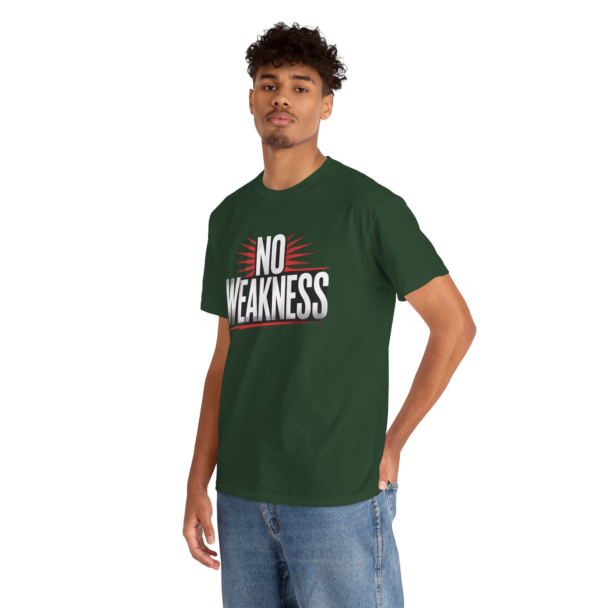 No Weakness customer T-shirt