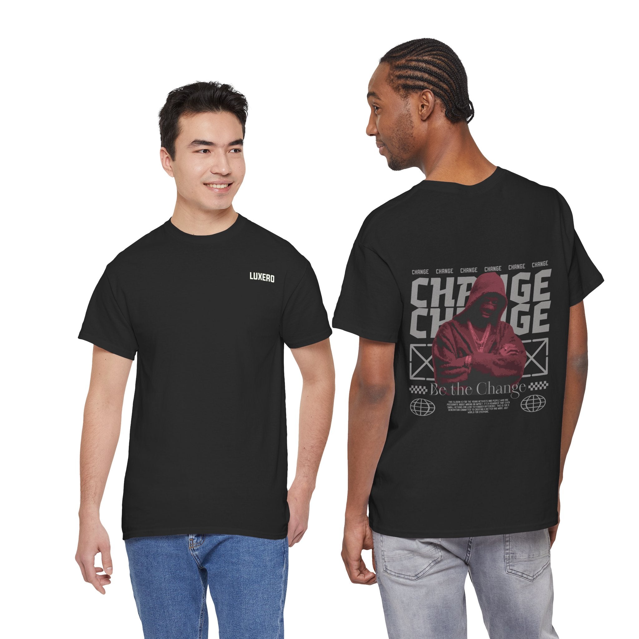 Black Print Love T-shirt
