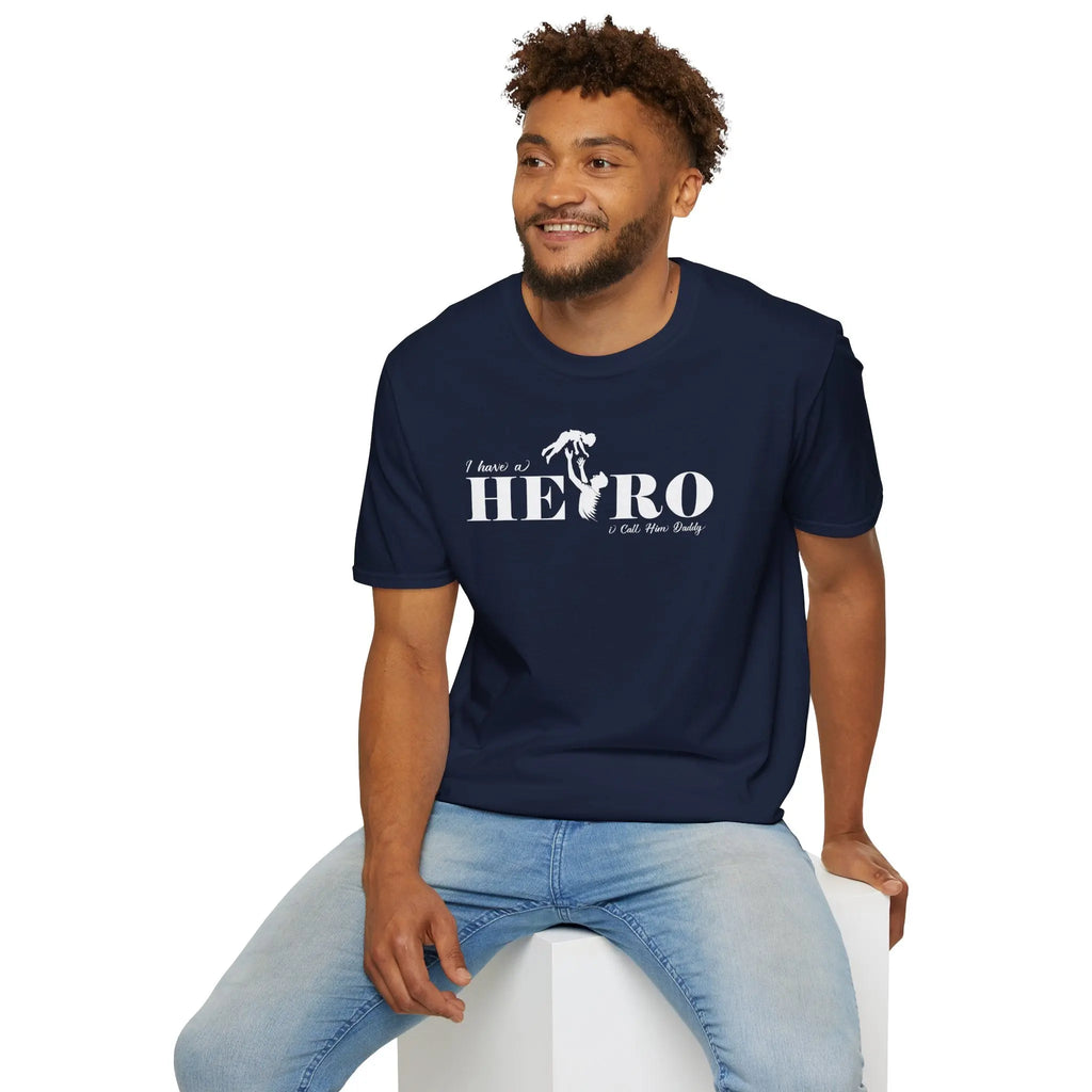 "I Don’t Need a Hero (Call Mom Daddy)" Graphic Tee Printify