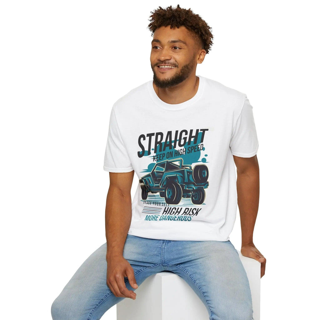 High Risk Off-Road Buggy T-Shirt — Vintage Racing Graphic Tee Printify