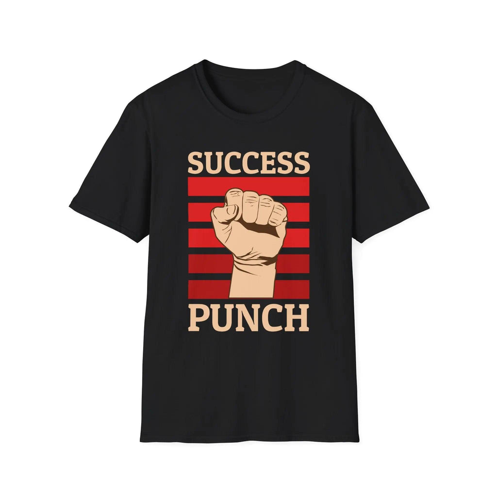 Success Punch T-Shirt — Motivational Fist Graphic Tee Printify
