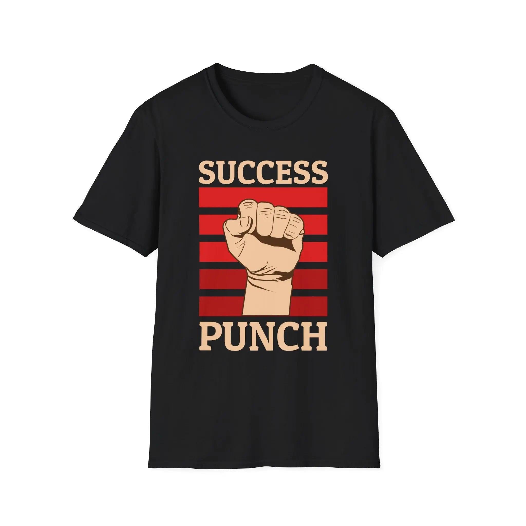 Success Punch T-Shirt — Motivational Fist Graphic Tee Printify