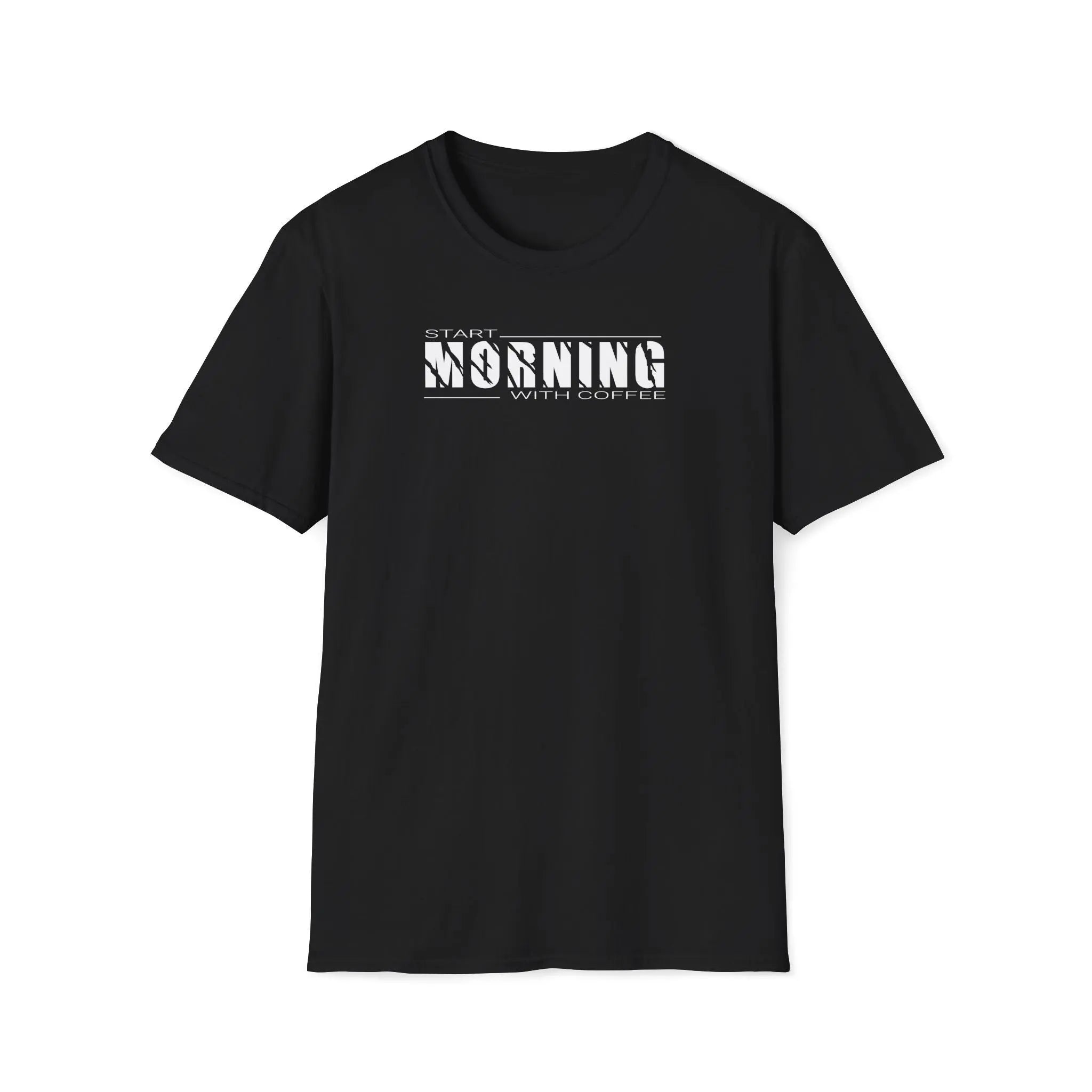 Morning Coffee T-Shirt – Minimalist “Morning” Printify