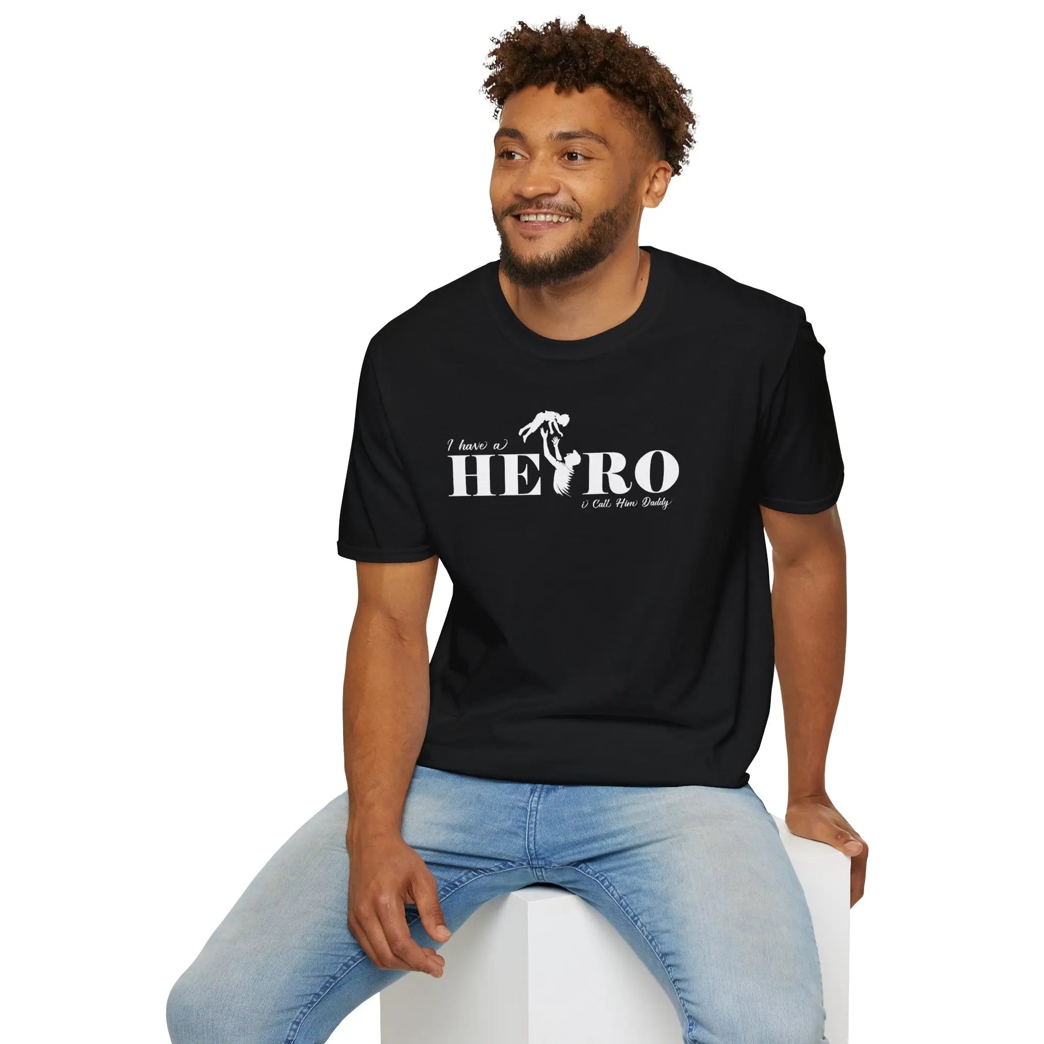 "I Don’t Need a Hero (Call Mom Daddy)" Graphic Tee Printify