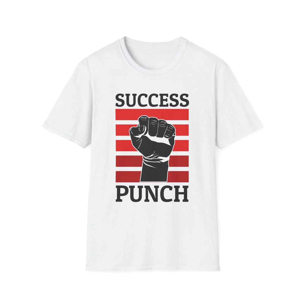 Success Punch T-Shirt — Motivational Fist Graphic Tee Printify