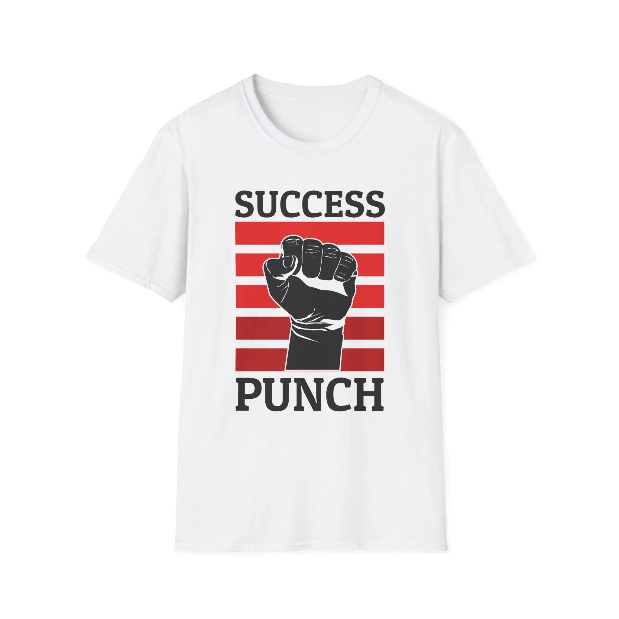 Success Punch T-Shirt — Motivational Fist Graphic Tee Printify
