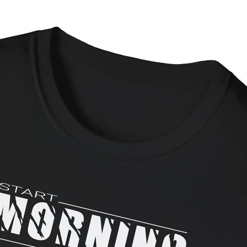 Morning Coffee T-Shirt – Minimalist “Morning” Printify